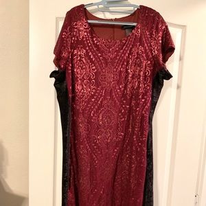 Ashley Stewart Dress altered to be Flapper